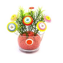 점토 클레이아트 미술키트 단추 꽃 화분꾸미기 집중력