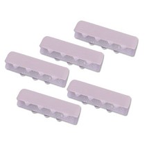 [동대문패션포인트] 고급 마감용 컬러 끝쇠 가방 벨트 허리띠부자재 5개, 라이트퍼플