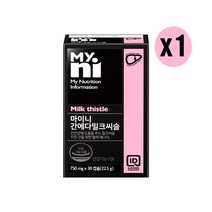 일동제약 밀크씨슬 실리마린 간영양제 간보호제 간에좋은영양제 130mg 고함량 헛개열매 밀납 오미자 대두레시틴, 1개