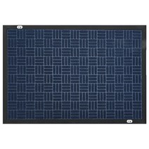 현관 발매트 사무실 현관매트, 블루, 60*90cm, 1개