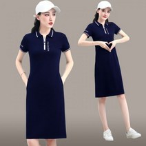 테니스 원피스 스커트 치마 골프 CE2668 현대 라인 타입 얇은 스포티 한 여름 드레스 여자 짧은 소매 일반 캐주얼 여성 테니스와 함께 사용