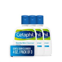 Cetaphil 세타필 젠틀 스킨 클렌저 4oz 118ml x3개