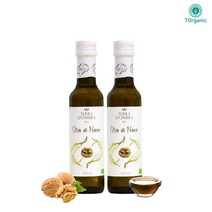 투오가닉 유기농 호두오일 호두씨 호두기름 냉압착 100% 비정제 250ml, 1병+1병