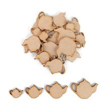 목재구입 나무합판 나무재단주전자 MDF 공예 모양 나무 Kin 컵 티타임 장식, 01 1pcs_04 9-10 센치메터