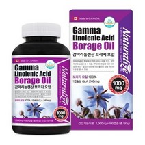 네추럴라이즈 감마리놀렌산 보라지 오일 1000MG X 180캡슐 생리개선영양제 달맞이유 달맞이꽃종자유