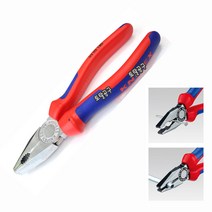 180mm 독일정품 크니픽스뺀찌 0305180 크롬도금헤드 이중안락손잡이 크니픽스펜치, 1개