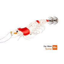 주꾸미 낚싯대 가성비 ILURE 오징어 미끼 지그 수평 발광 거미발 문어 에기 루어 워블러 인공 하드 갑오징어 후크 태클, [01] 80mm, [05] Color5