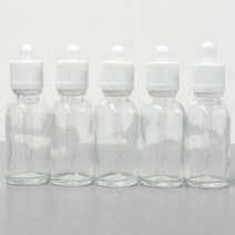 과학실 시약보관 소분 유리 스포이드 공병 5개 홈스쿨 소량 드롭핑 특별활동