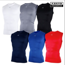 프로그레스 기능성 민소매 냉감 크로스핏복장 마라톤 축구 이너웨어 웨이트나시 머슬핏 헬스나시