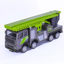 중장비 모형 타워크레인 굴삭기 불도저 트레일러 덤프트럭, 601-10그린클라이밍카