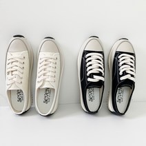 프리센스 국내제작 캔버스 뮬 스니커즈뮬 블로퍼 운동화 여성 슬리퍼 4cm