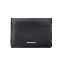 질샌더 로고 카드지갑 JSPT840058 WTS00080N 001 BLACK