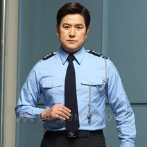 삼성 K-05 06 (긴팔/경비복) 경비복 반팔경비복 와이셔츠 반팔와이셔츠 하늘색셔츠 반팔셔츠