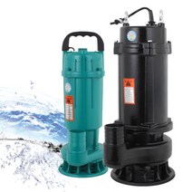 확실한상점 수중펌프 배수펌프 대용량 물펌프 오수 지하수 농업용 우물, 베이직 고속 대유량 2인치 1100w 12m, 1개