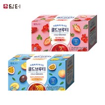 담터 콜드부르티 딸기히비스커스 +복숭아패션후르츠홍차
