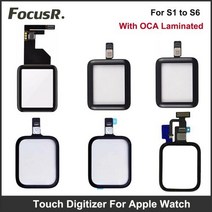 애플워치액정교체 자가수리 애플 워치 시리즈 1 2 3 4 5 6 se용 터치 스크린 디지타이저 유리 렌즈 패널 OCA 38mm 40mm 42mm 44mm 교체, S2 S3 38mm