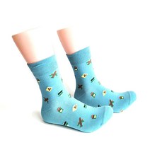 그랏사 국산 남자 신사 정장 구두 면 컬러 패션 캐주얼 양말 삭스 1P