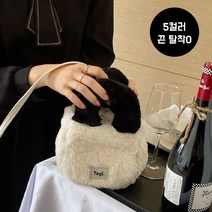 [끈 탈착O] 밍크페이크퍼 미니토트백 - 크로스백 숄더백 핸드백 털가방 손가방 퍼가방 밍크가방