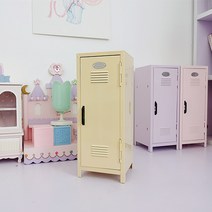 관물대 철재 캐비넷 락커 장 개인 미니 사물함 철제 화장품 보관함 케비닛 관물함 라커, 옐로우