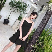 비치 스커트 해변 원피스 태국 발리 해변 휴가 스타일 비치 스커트 푸켓 오픈 백펜더