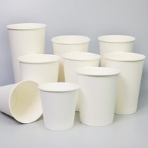 무지 종이컵 10온스-80파이 300ml 1000개, 16온스-83파이 (480ml) 1000개