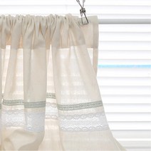 신생아방 꾸미기 레이스 미니커튼 신혼집 주방가림막분리커튼 벽공간 원룸