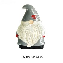 북유럽 산타 클로스 접시 커트레이 티팟 설 크리스마스 음식 트레이, 16.P