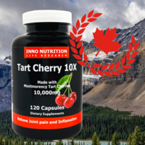 캐나다 이노뉴트리션 몽모랑시 타트 체리 10배 농축 10000mg 영양제 120캡슐