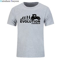 Farmer Evolution 여름 남성 티셔츠 농업 트랙터 펜트 Claas 기계 반팔 패션 프린트 탑, 07 7_03 M
