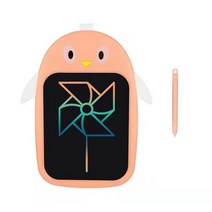 휴대용모니터 태블릿 터치 듀얼 보조 안드로이드 포터블 8.5 인치 펭귄 전자 LCD 드로잉 보드 디지털 쓰기 어린이 교육 완구 그림 도구 필기 패드 및 펜, 분홍색, [01] Pink