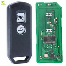 자동 차키 복사 스마트키 폴딩키 원격시동 디스플레이키 KEYECU-오토바이 스쿠터 스마트 키리스 434Mhz ID4, 01 2 버튼_02 K77 for 17 18 19