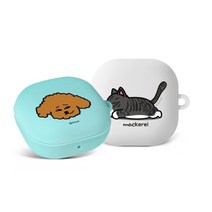 아이무이 갤럭시 버즈 라이브 /버즈2 실리콘 케이스, 코자2 스코티쉬폴드, 1개