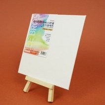 리브로스 수채화 캔버스 판넬 이젤세트 15cmX15cm /수채화 종이 캔버스 액자, 10.4x15.2cm