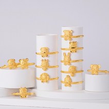 아기 순금 십이지신 돌팔찌 12종 24K 3.75g 12종 택1