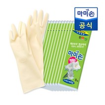 [마미손] 고무장갑 위생팩 마미손 식품전용 10개, 화이트, 소(S)