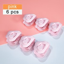 미끄럼 그리퍼 원형 이불 클립 해결사 바늘없는 커버 홀더 패스너 침대 시트 담요 패스너 클립, 클라우드 핑크