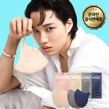 참존 의약외품 장나라마스크 공산품 톤업핏 중형 대형 25매 50매 화이트 블랙 그레이 살색 베이지 피부색 네이비 코랄 세부리형 김안서리는 얼굴작아보이는마스크, KF94 화이트 50매 대형