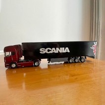 자전거트레일러 34CM 1:50 스케일 스카니아 무거운 트랙터 컨테이너 차량 트레일러 트럭 모델 금속 다이 캐, 03 B, 1개