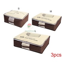 이불 정리함 이불가방 대형 수납함 침대 밑 수납 이불 담요 의류 의류 접이식 수납 가방, l, 협력사, 미니멀리즘-l-m-s