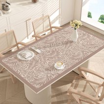 테이블보 인테리어 방수 단열 깔개 컵 직사각형 레스토랑 내열성 받침, 80x140cm, 핑크