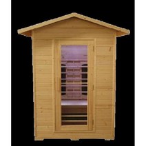 가정용사우나 핀란드식사우나 증기 스팀 원적외선 오두막 광파 욕실 습식 찜질방 홈사우나 원목, 4 밝은노란색헴록이중원적외선