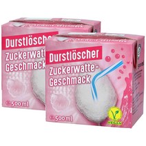 Durstlöscher Durstloscher 코튼 캔디 500ml 2개 독일