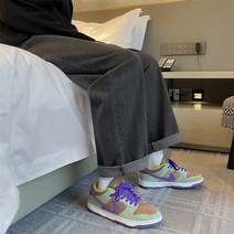 도구정리 식품수납 트롤리 읽기 쉬운 봄 가을 남성 청바지 캐주얼 느슨한 넓은 다리 솔리드 스트랜트 바지, 05 gray_01 M