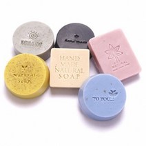 [캔들이케아] 비누스템프 6종 택1 손잡이별도, 트리 네츄럴 핸드메이드 솝