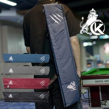 카본큐대 konllen 당구 큐 케이스 79 홀 옥스포드 천 풀 큐 케이스 당구 큐 스틱 대용량 휴대 프로 큐 백, 7홀 블랙