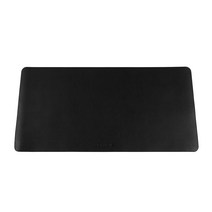단지오 고급 와이드 가죽 데스크매트 테이블 책상 캠핑용 다용도 매트 80cmX40cm 90cmX43cm, 블랙