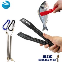 피쉬그립 악어 물고기 집게 피싱그립 립그립 낚시집게 플라이어 핀온릴 슬리브 압착기 바다 낚시 고기집게, 악어그립단품 블랙