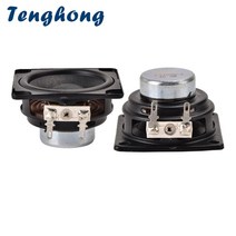 Tenghong4 옴 8W 풀 레인지 스피커 20 코어 53MM 휴대용 오디오 라우드 팔각형 고무 가장자리 네오디뮴 자석 2 개
