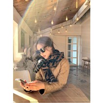 여자 아가일 가디건 패턴 가디건 꾸안꾸 OOTD 방수 및 얼룩 방지! 2023 가을 겨울 새로운 여성의 느슨한 다이아몬드 체크 퀼트 할머니 면화 의류 및 재킷