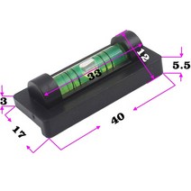 수평계 수평자 수평 미니 디지털 haccury mini bubble level protractor small spirit with magnetic for tv rack 사진, sizel40w17h11